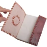 Handmade Leather Journal with Stone Setting | Medieval Grimoire - Outlet
