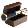 Mini Antikes Teleskop Fernrohr Monokular mit Holzetui