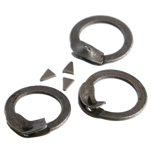 Loose flat rings with wedge rivets ø9mm 0.9mm thick