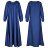 Frühmittelalterliches Kleid Isabel blau
