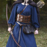 Ranně středověké šaty Isabel modrá
