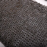 Chainmail Chausses / leggings from flat wedge riveted rings