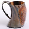500ml Pirate Ale Horn Tankard with Engraving