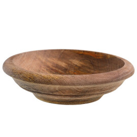 Hand Turned Hardwood Eating Bowl - Roman, Viking, Medieval