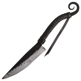 Středověký víceúčelový nůž kovaný