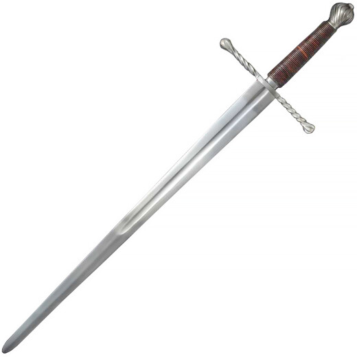 Jeden a půl ruční meč s pochvou Bastard - dekorační