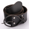 Middle Ages Belt with Hand Forged Iron Belt Buckle