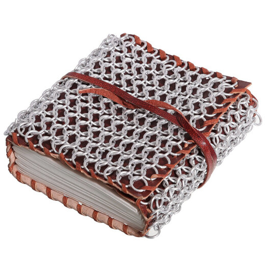 Medieval Chainmail Covered Journal - Sale
