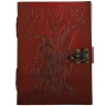 Leather Journal with Embossed Tree of Wisdom