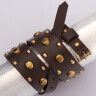 Studded Leather Belt with buckle