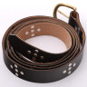 Leather Long Belt with studs