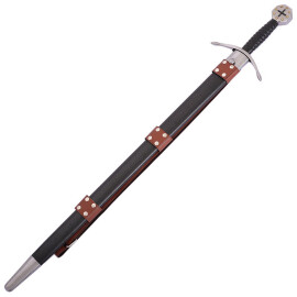 Mittelalter Schwert-Bandelier mit Rückenhalter