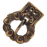 Antique Medieval Brass Strap Buckle - 5pcs