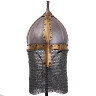 Ruská středověká helma s kroužkovým závěsem Bojar