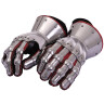 Knightly hourglass gauntlets made of 1.6 mm steel, 14th century