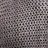 Half Sleeved Chain Mail Shirt, Flat Ring Wedge Riveted (Alt), Natural