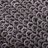 Chain mail Leggings made of riveted flat rings alternated with solid rings