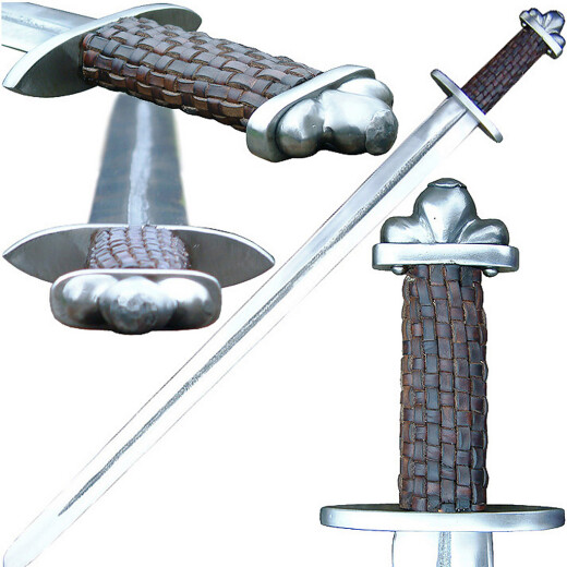 Viking sword Donar with checked grip winding, class B