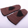 Medieval quilted mittens, pair