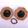 Medieval Rondel Pair 14th Century Knight's Protection
