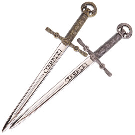 Miniaturní Templářský meč v obálce