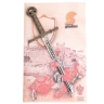 Miniaturní Templářský meč v obálce
