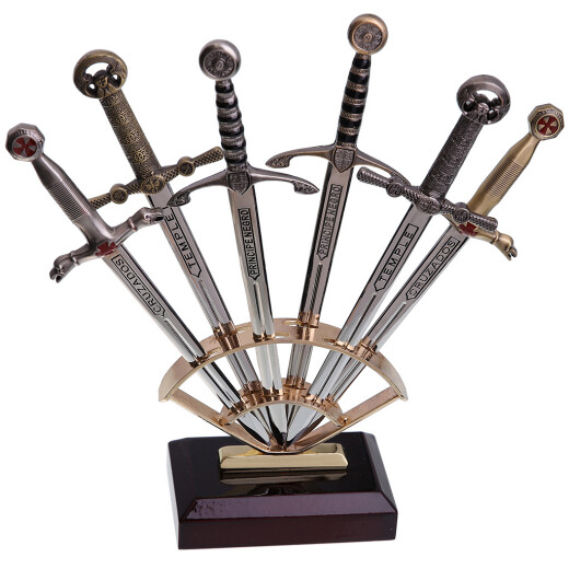 Display bracket for 6 mini swords