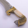 Falcata Schwert Alexander der Große mit Messinggefäß