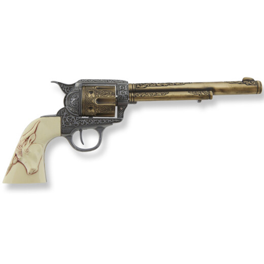 Revolver Colt 45 Peacemaker 31,5cm with fake ivory grip