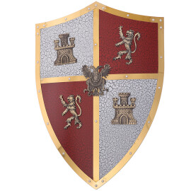 Shield El Cid with brass edges