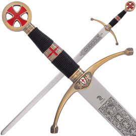 Schwert Kreuzritter mit optionaler Scheide