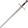 Medieval Sword of the Knights of Heaven with silver plated finish with optional sheath