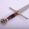 Mittelalter Schwert des Ritters des Himmels mit versilberten Oberfläche und optionaler Scheide