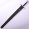 Combat sword Crusader with ring pommel and optional sheath, Class C