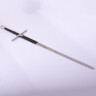 William Wallace Sword Silvery nickel-plated finish 137cm
