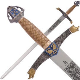 Schwert Lancelot De Luxe mit optionaler Scheide