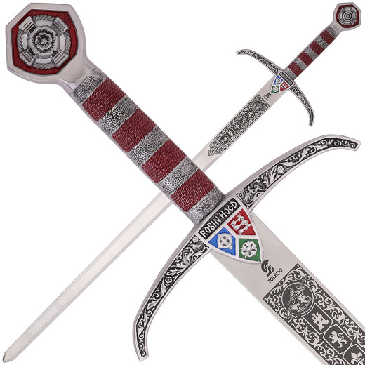 Dekorativní meč Robin Hood s volitelnou pochvou