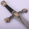 Ceremoniální meč Alexander Veliký částečně zlacený