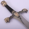 Ceremoniální meč Alexander Veliký částečně zlacený