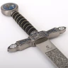 Masonic sword silver finish
