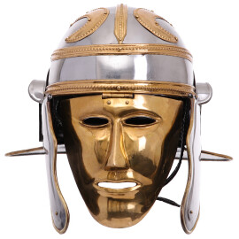 Römer Helm der Kavallerie mit Messing-Gesichtsmaske