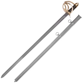 Schwert der Schweren U.S.-Kavallerie mit Stahlscheide