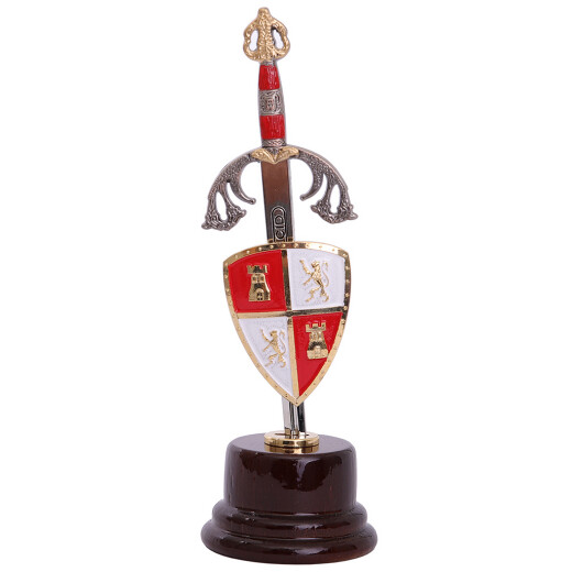 Tizona El Cid Sword in wooden base - letter opener