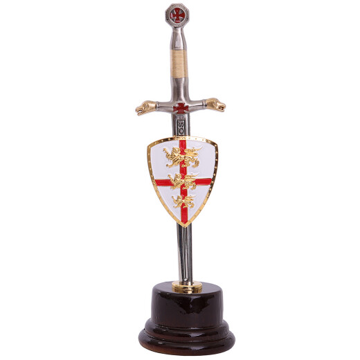 Knights Of Heaven Sword in wooden base - letter opener