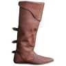 Late medieval boots with sewn cuffs - Sale