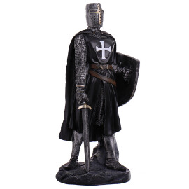 Figure knight German knight order with sword and shield 30cm
