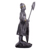 Figure crusader with axe and shield 18cm