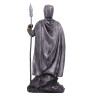 Figure crusader with spear and shield 18cm