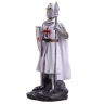 Figur Templer Ritter im weißen Mantel 18cm