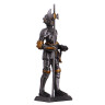 Toy Tin Soldier Medieval Knight with halberd and sword 105mm